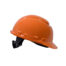 casco de seguridad naranja