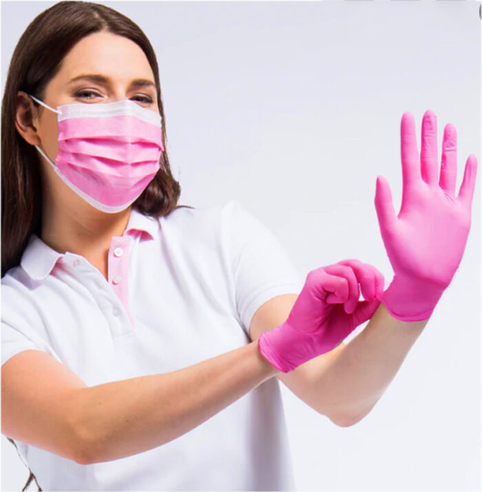 caja-de-guantes-nitrilo-rosado-dotaciones-a-domicilio