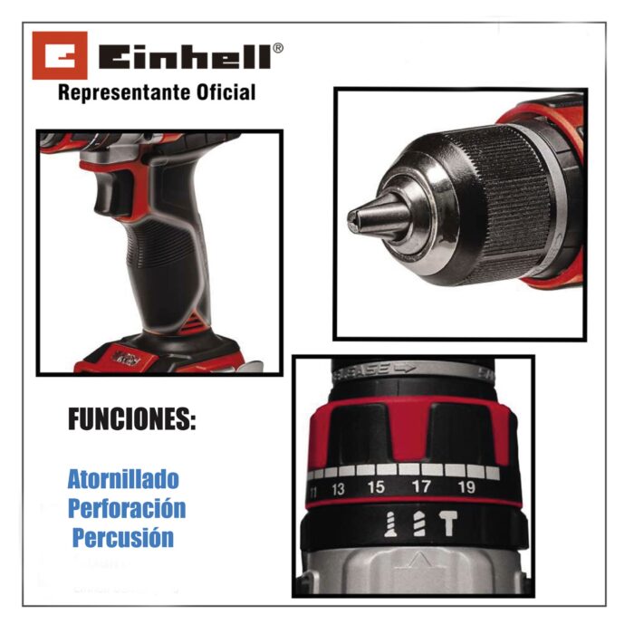 TALADRO-PERCUTOR-BRUSHLESS-EINHELL-DOTACIONES-A-DOMICILIO